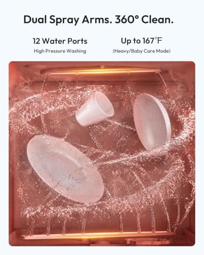 8 Program Countertop Dishwasher with 5L Tank