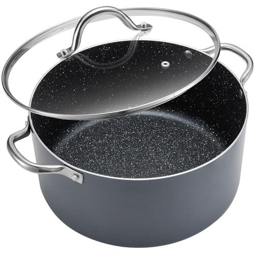 6 Quart Nonstick Stock Pot with Lid