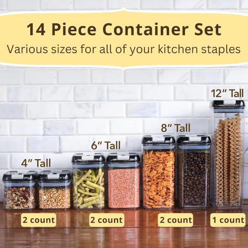 Airtight Food Storage Containers with Lids (7pack)
