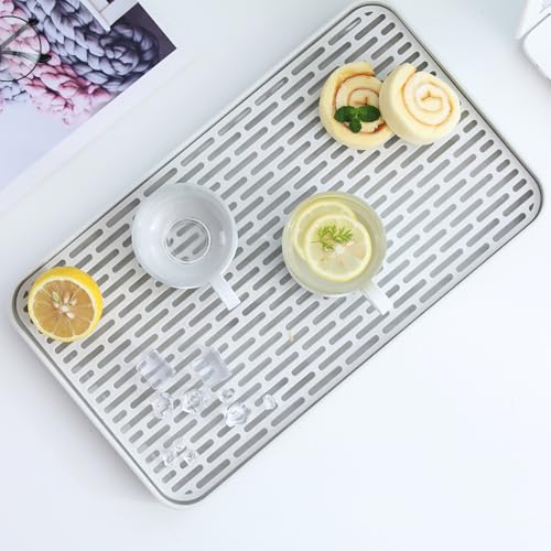 Plastics Drain Tray (White / 12.2 x 7 x 0.9 in)