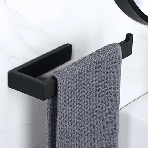 Bathroom Hand Towel Holder (Matte Black)