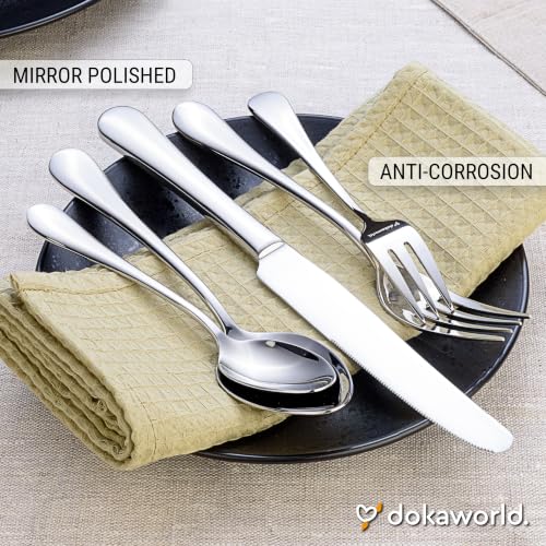 Stainless Steel Flatware (Modern Metallic)