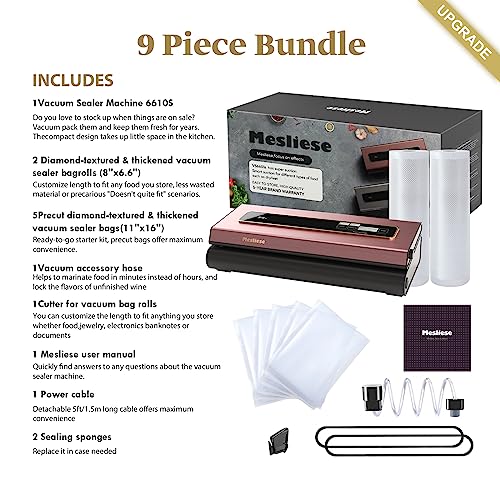 6in1 Vacuum Sealer (Pink)