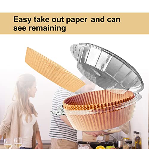 Air Fryer Liners Disposable for Ninja Power XL Gourmia (200 Count)