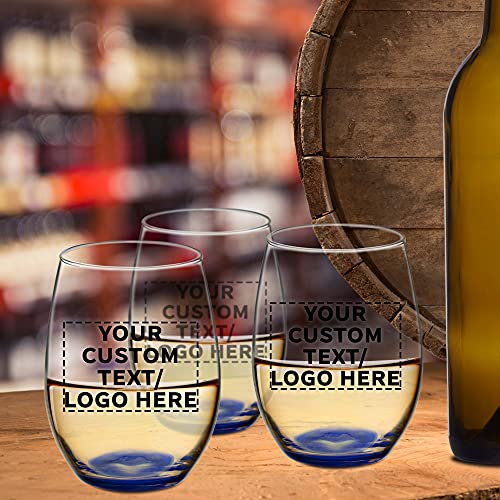10 ARC Stemless Wine Glasses Set (10 Count)