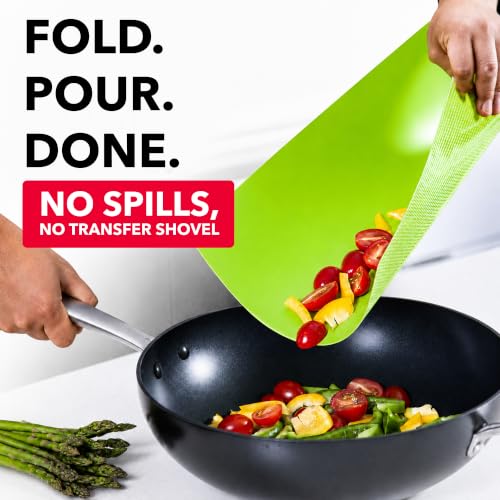 Plastic Cutting Boards for Kitchen (Vibrant)