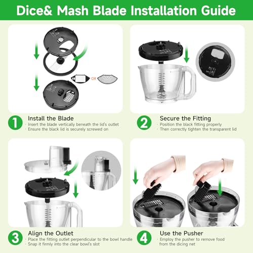 16 Cup Food Processor Blender Combo