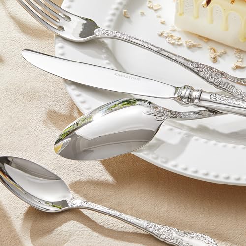 Silverware Set for 12 (60-Piece / Silver)