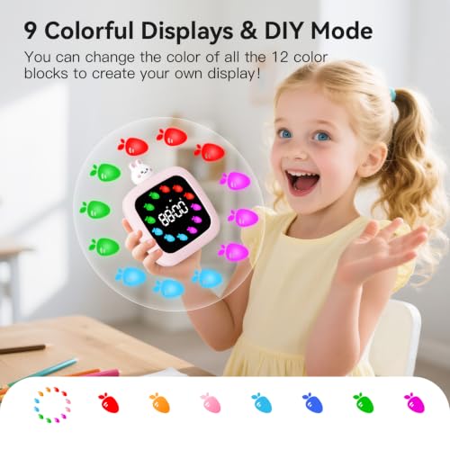 Digital Visual Timer for Kids (Rabbit Doll-pink)