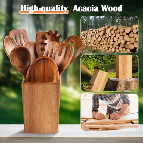 Wooden Spoons for Cooking (11Pcs Set)