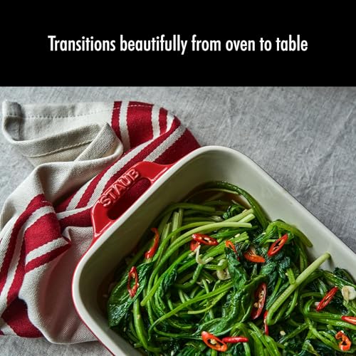 Ceramic 4 pc Baking Pans Set (4-pc / Baking Dish Set / Cherry)
