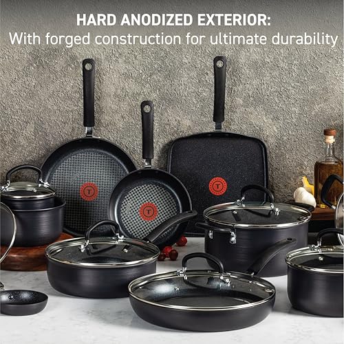 Ultimate Hard Anodized Nonstick Cookware Set 12 Piece (12 Piece)