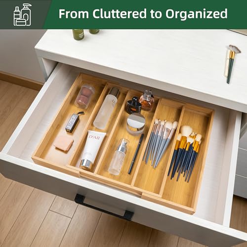 Drawer Organizer Kitchen Utensils (Natural / Medium)