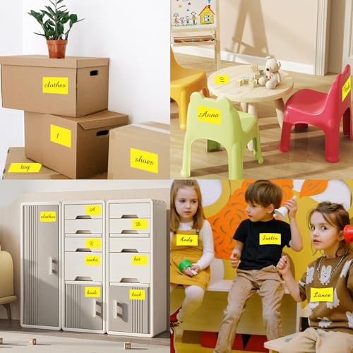 3"X5" Rectangle Color Coding Labels