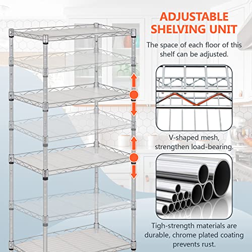 4 Tier Wire Shelf