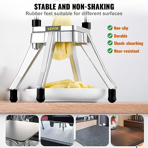 Commercial Vegetable Fruit Chopper 1 (Push style 1/4″)