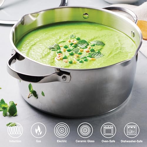 Tempo Tri Ply Base Stainless Steel 5 (Dutch Oven / 5.3 Quarts)