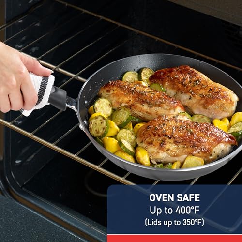 Experience Nonstick Frying Pan with Lid 10" Induction Skillet (10-Inch with lid)