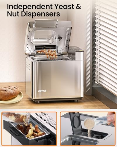 25‑in‑1 Bread Maker Machine (Silver)