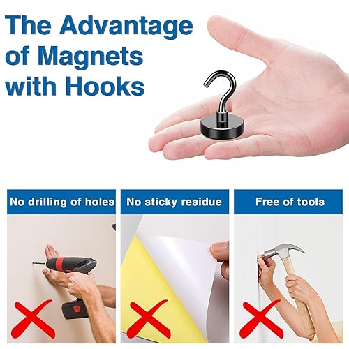 Magnetic Hooks for Cruise Essentials 2026 Cabins Door 25 Pack