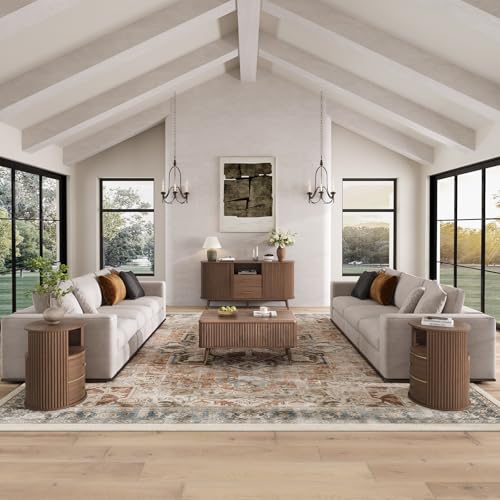 Lift Top Coffee Table with Storage for Living Room (Espresso Walnut)