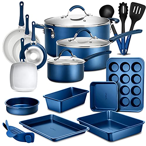 Kitchenware Pots & Pans Set (20 piece / Blue)