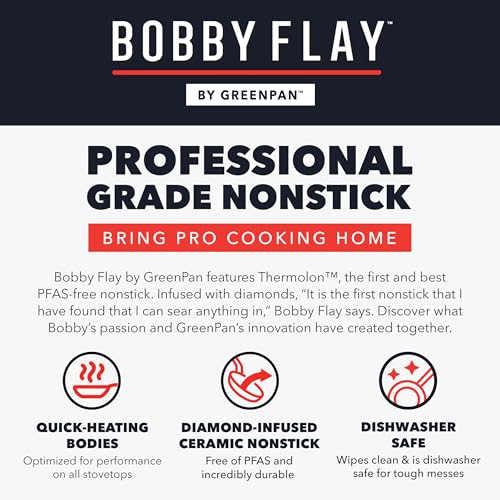 X Bobby Flay 10 Piece Ceramic Nonstick Cookware Set (10 Piece Cookware Set / Black)