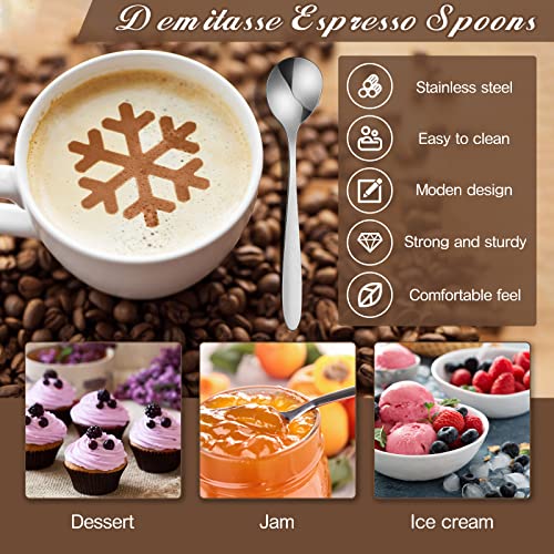 50 Pcs Demitasse Espresso Spoons (M)