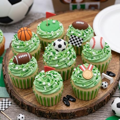 Sprinkles Edible Cake and Cupcake Jimmies (Green White)