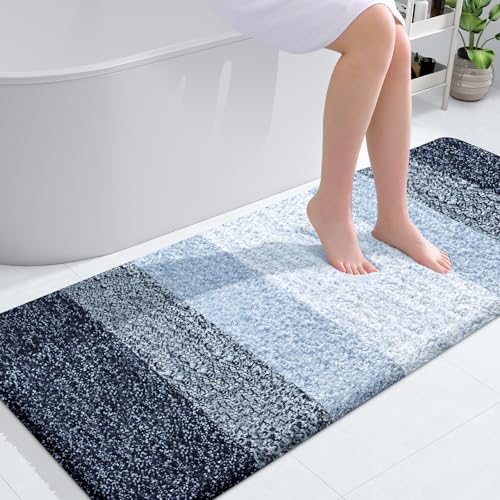Bathroom Runner Rug 54x24 (54" X 24" / Navy Blue)