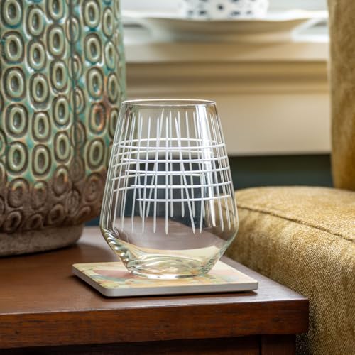 Matchstick Stemless Wine Tumbler 18 ounce (Matchstick Stemless / 4 Count (Pack of 1))