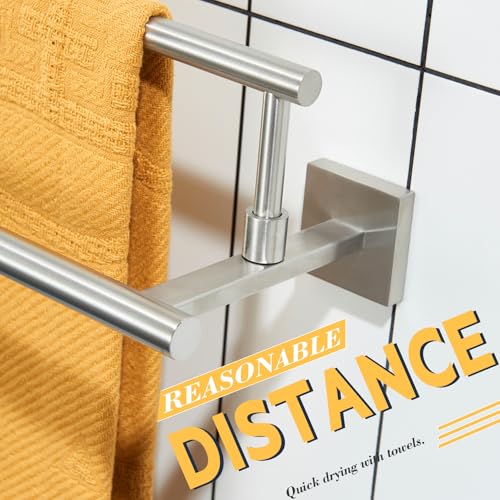 Bath Towel Holders Brushed Nickel Bathroom Rack 24 (Brushed Nickel / 24-Inch)