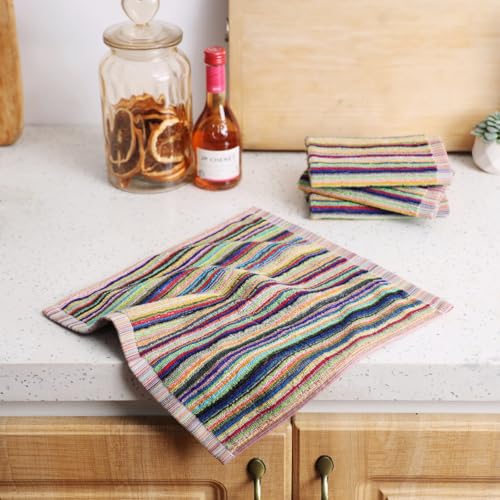 Kitchen Dishcloths for Washing Dishes (Multi-1 / 12x12 inch)