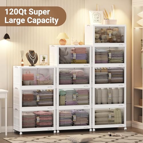 360Qt Stackable Storage Bins with Lid (3 Count)