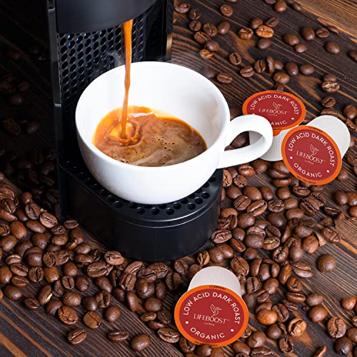 Dark Roast Organic Low Acid Coffee K Cups (10 Count (Pack of 1))