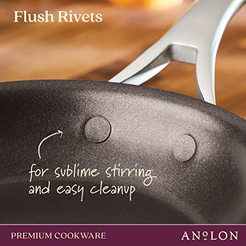 83874 Nouvelle Copper Hard Anodized Nonstick Cookware Set (Cookware Set (11 Piece) / Onyx)