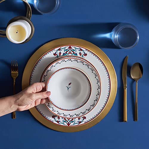 Nakkas 24 Piece Porcelain Dinner Set for 6 People (Nakkas 6 Person)