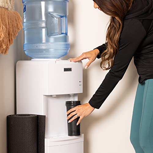 Top Loading Water Cooler with Removable Drip Tray & Energy (White / Top Load)
