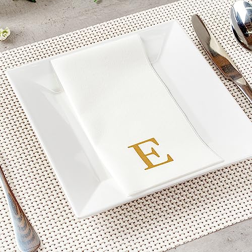 Luxenap 15.8 X 7.9 Inch Linen (Gold / 50 Count / E)