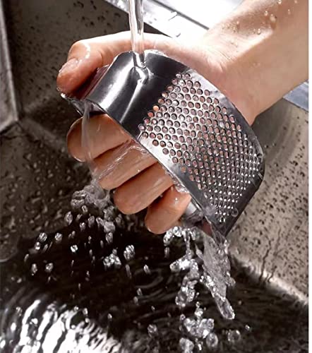 Garlic press kitchen tool garlic peeler professional ginger crusher ergonomic labor