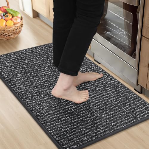 Kitchen Rugs 20"x32" (Charcoal / 20" X 32" (Rectangular))