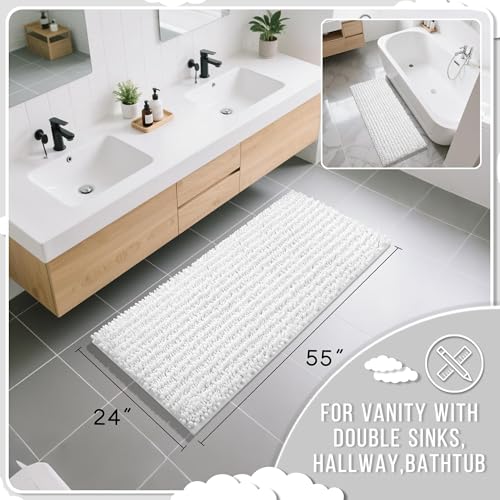 Bathroom Runner Rug 55x24 Inch