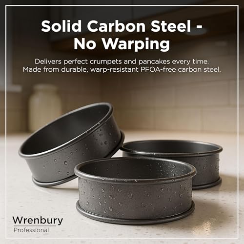 Crumpet Rings Nonstick 3.5 inch