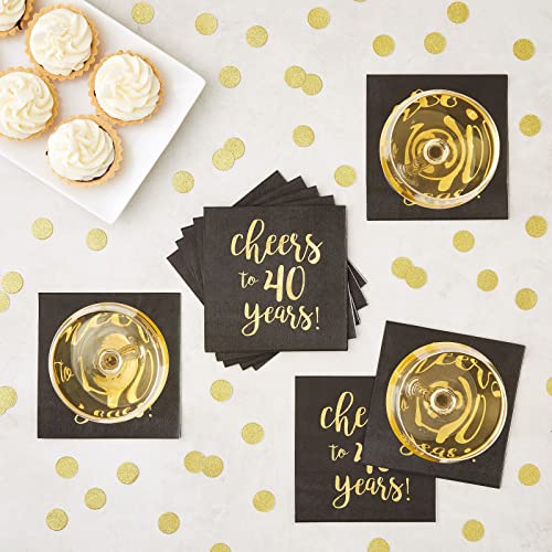 40th Birthday Napkins (50 Pack)