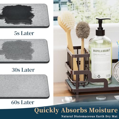 Sponge Holder for Kitchen Sink (Bronze)