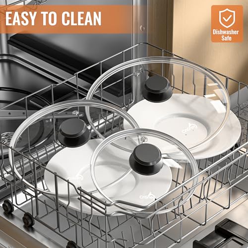 8 Inch Pan Lid For Pots Pans and Skillets (Narrow Rim / 8 Inch)