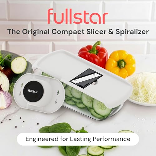Pro Mandoline Vegetable Slicer (9 in 1 / White)