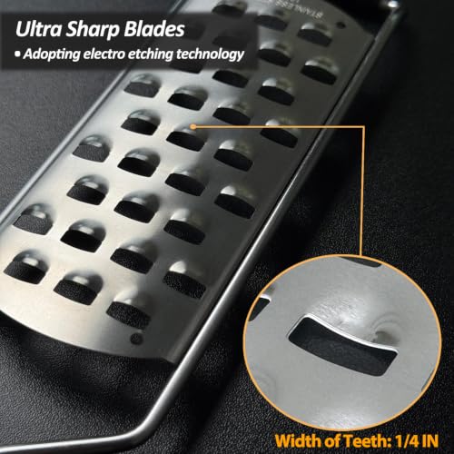 Ultra Coarse Grater & Hand Held Cheese Grater for Kitchen (Ultra Coarse)