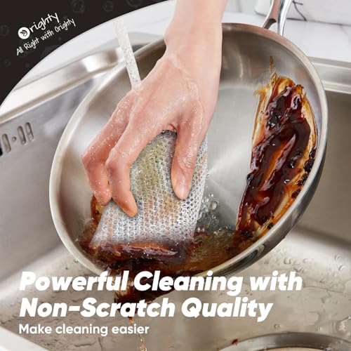 Dish Cloths for Washing Dishes (Silver)
