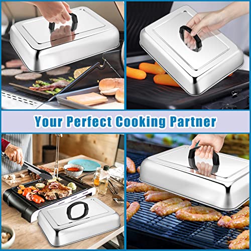 Melting Dome 13.3" X 9.8" Stainless Steel Basting Steam Cover
